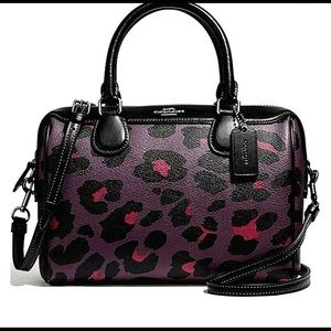 Coach Isla Leopard mini satchel